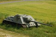 SU-100 preserved in a museum in the Czech Republic.