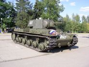 KV-1 at the Breaching of the Leningrad Blockade Museum Preserve.