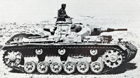 The Panzerkampfwagen III main battle tank (1937)