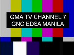 Same as the February 1-April 10, 2005 turn on on-screen bug type GMA TV Channel 7 GNC EDSA Manila.