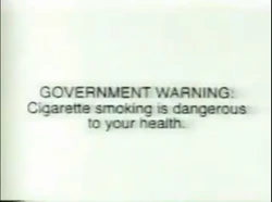 Warning Advisory (Cigarettes Products) | Russel Wiki