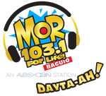 MOR 103.1 Baguio White Logo 2014