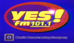 Yes FM 101.1 Alternative Print Logo 2000