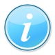 Information cyan svg