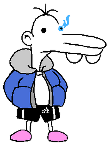 Manny as Sans Pixel Art, creation #12986