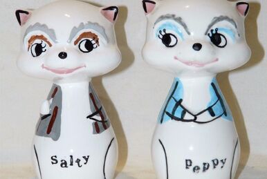 Salty and Peppy  Stuffed peppers, Vintage shakers, Salt and