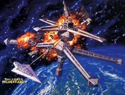 Палач уничтожает орбитальный дворец Ксизора вместе с его владельцем