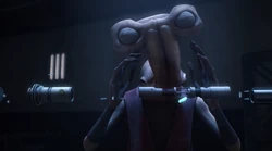 Падаван-иторианец собирает световой меч ВК