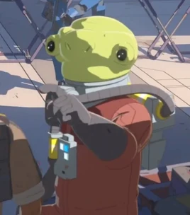 Unidentified mouthless alien species