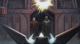 Реван и Малак открывают Звёздную карту на Коррибане.