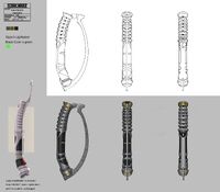Oppo Rancisis lightsaber design