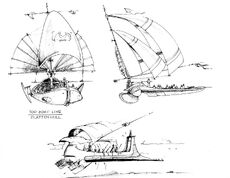 Desert skiff concepts by Joe Johnston