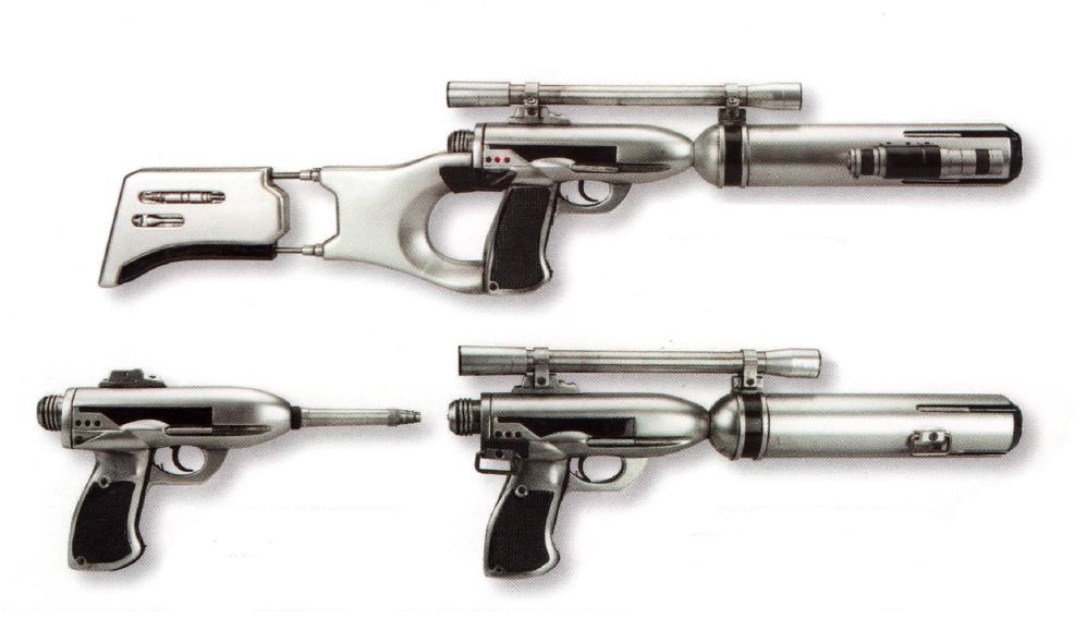 Relby K-25 blaster), также известный просто как полицейский бластер, — блас...