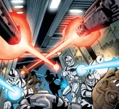 Взятие на абордаж крейсера с подкреплением