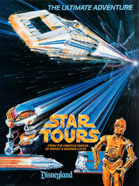 1986 Star Tours poster