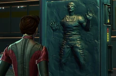 Risha and Nok frozen