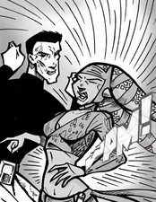 Спарринг Блая и Эйлы Секуры