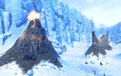 Вулканическая активность Хота