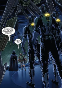 Вейдер передаёт  под командование Фетта