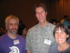 Марк Бадз с женой Мариной Фитч и Джейкобом Уайзманом