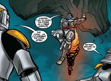 Сайрелтов демонстрирует клонам свою силу.