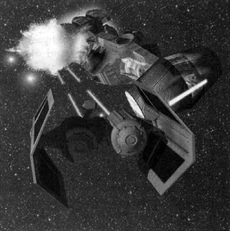 Имперский бомбардировщик пытается пресечь эвакуацию с Бригии