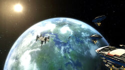 Тайтос, освещающий Тайтон.