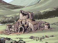 Руины заброшенного Храма джедаев на Аркиннее