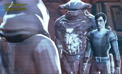 Бенгел Морр отдаёт приказы Каллефу