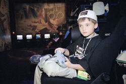 Jake Lloyd playing Episode I Racer