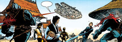 Millenium Falcon appears HttE2