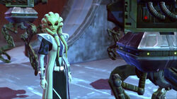 Leeha and her droids