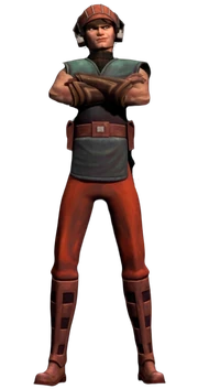 Скайуокер, одетый пилотом Падме Амидалы