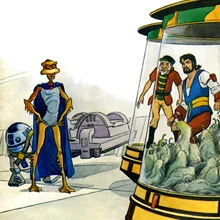 Манго и Нуп в силовых клетках