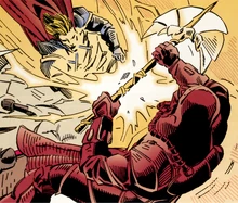 Мандалор сражается с Уликом Кель-Дромой