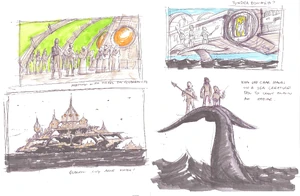 Концепт-арты к истории о возвращении на Мон-Калу.