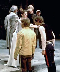 Лайонс на съёмках «Новой надежды»