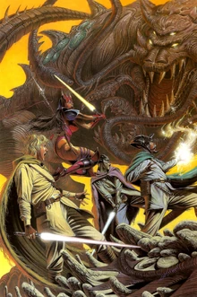 Кирана Ти и другие джедаи сражаются с Левиафаном