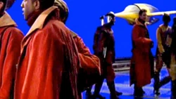 Кристиан Симпсон на съёмках Эпизода I