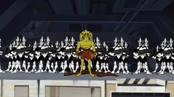 Кит Фисто во главе отряда клонов-аквалангистов