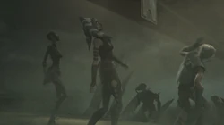 Лика и другие пленники, оказавшиеся на Васске.