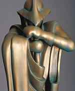 Скульптура из бронзия в кабинете Палпатина.