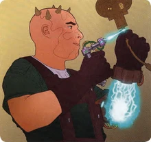 Бао-Дур за работой.