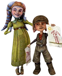 Шия и Джек Локуэйны, гибриды человека и тви'лека