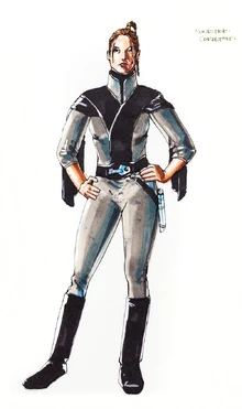 Концепт-арт Вимы Санрайдер для «Star Wars: Knights of the Old Republic»