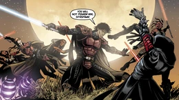 Драко защищает Марасию от ситхов