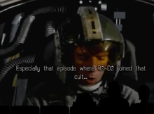 Упоминание передачи в «Rebel Assault II»