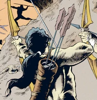  стреляет из лука