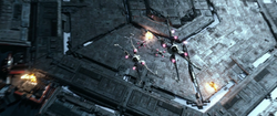 X-Wings Starkiller Divebomb