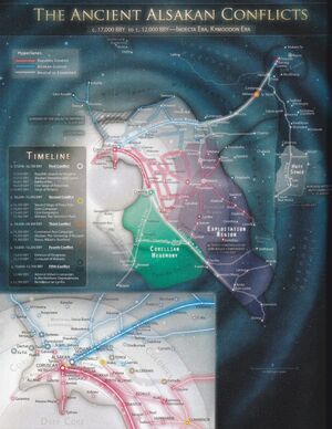 Alsakan Conflicts map